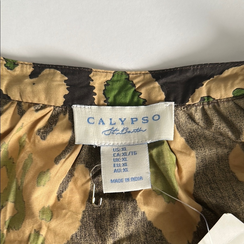 Calypso St. Barth Camouflage Blouse